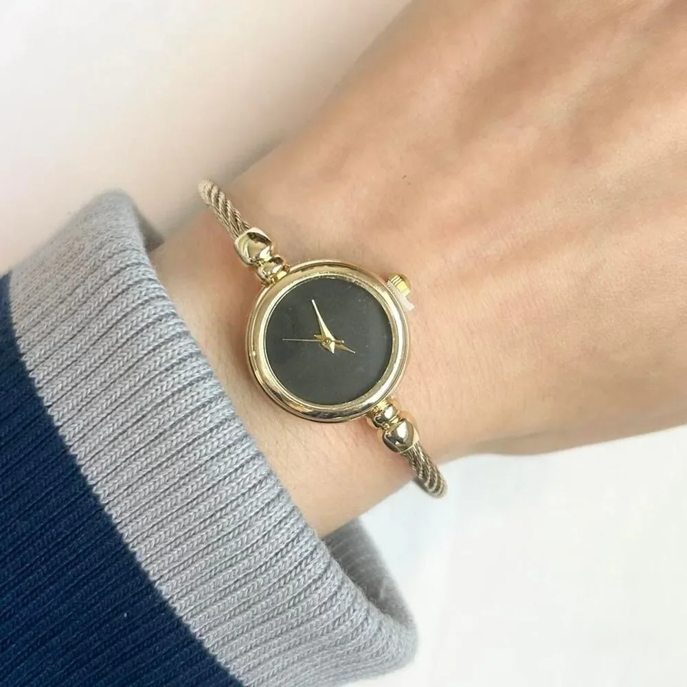 Vintage Inspired Luxury Gold Tone Watch